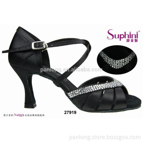 High Quality Salsa Ballroom Ladies Dance shoes Rhinestone